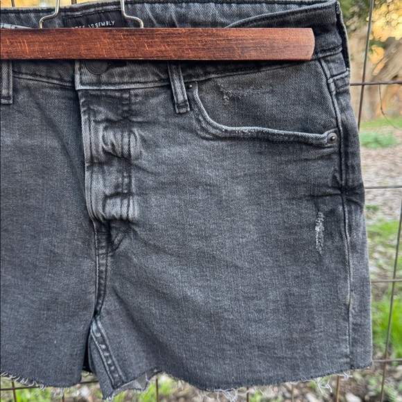 Free Assembly Charcoal Jean Shorts - Picture 3 of 6